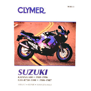 CM383 - 88-96 Suzuki GSX600F Katana & 86-87 GSX-R750, GSX-R1100 Repair & Maintenance manual