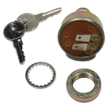 01-118-19 Polaris Aftermarket Ignition Switch with Keys for Various 1991-1999 Manual Start Model Snowmobiles