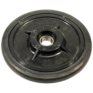 04-0634-20 - Polaris 6.380" (162mm) Black Idler Wheel with 6004 series bearing (20mm ID)