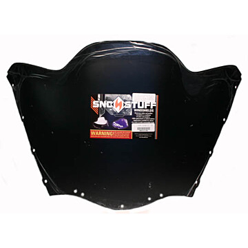 450-613-50 - Yamaha Low Sport Solid Black Windshield. Vmax Chassis.