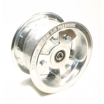 AZ1197 - 6" Aluminum Wheel, 3-1/2" wide, 5/8" ID Bearing