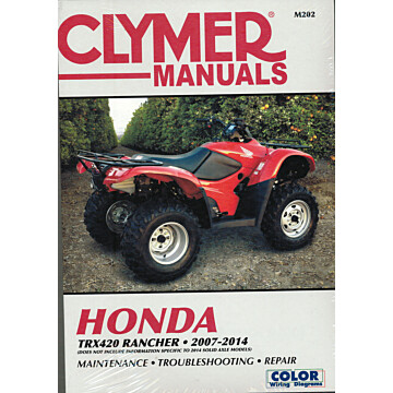 CM202 - 2007-2014 Honda TRX420 Rancher Repair & Maintenance manual.