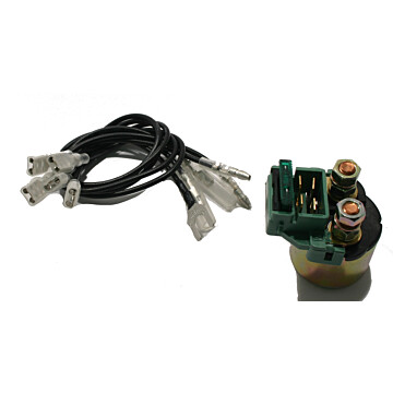 SND6058 - Universal 12V ATV/UTV Solenoid with multiple leads for many applications