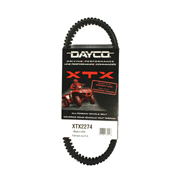 XTX2274 - Bombardier Dayco XTX (Xtreme Torque) Belt. Fits many 2002-05 Qwest & Traxter ATVs