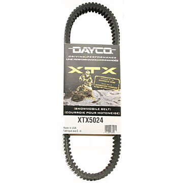 XTX5024 - Ski-Doo Dayco  XTX (Xtreme Torque) Belt. Fits 03 & newer High Performance Ski-Doo.