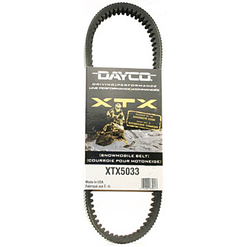 XTX5033 - Yamaha Dayco XTX (Xtreme Torque) Belt. Fits most '08 and newer high powered Snowmobiles.