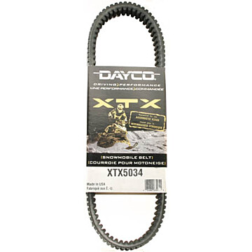 XTX5034 - Ski-Doo Dayco XTX (Xtreme Torque) Belt. Fits many '09 and newer high powered Snowmobiles.